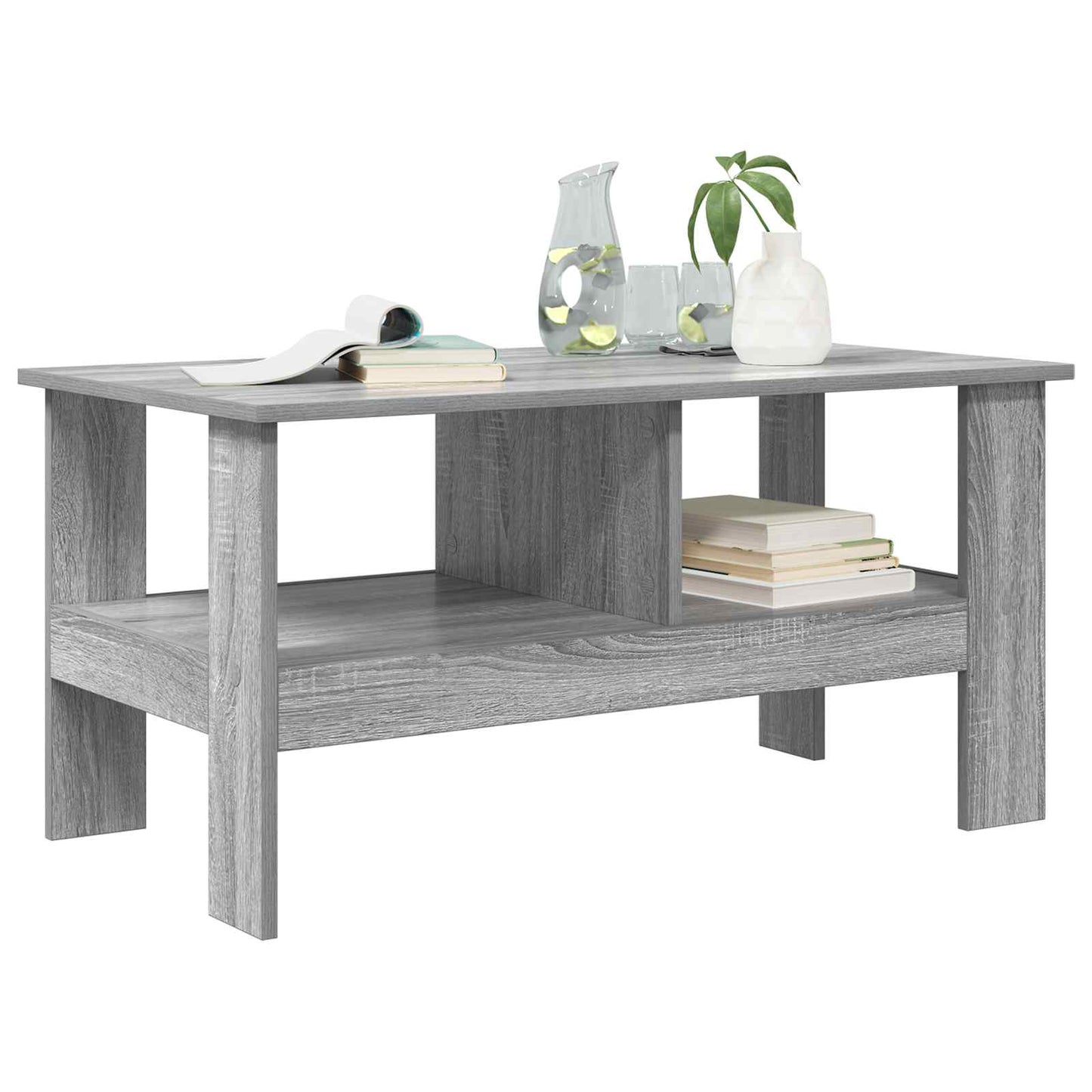 Couchtisch Graues Sonoma 90 x 50 x 45 cm Holzwerkstoff