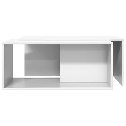 Kaffeetisch Set 2 stk. Weiß 90 x 48 x 40 cm Holzwerkstoff