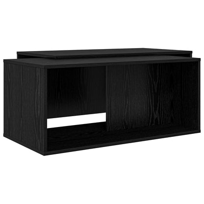 Kaffeetisch Set 2 stk. Schwarz Eichen-Optik 90 x 48 x 40 cm