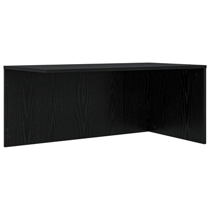 Kaffeetisch Set 2 stk. Schwarz Eichen-Optik 90 x 48 x 40 cm