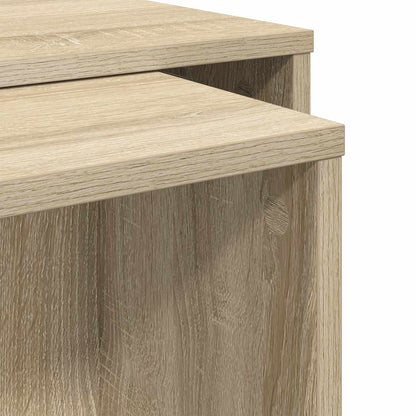 Kaffeetisch Set 2 stk. Sonoma-Eiche 90 x 48 x 40 cm