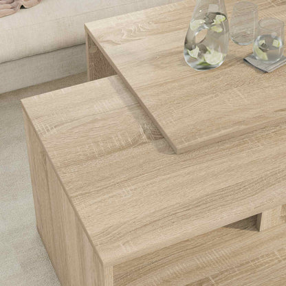 Kaffeetisch Set 2 stk. Sonoma-Eiche 90 x 48 x 40 cm