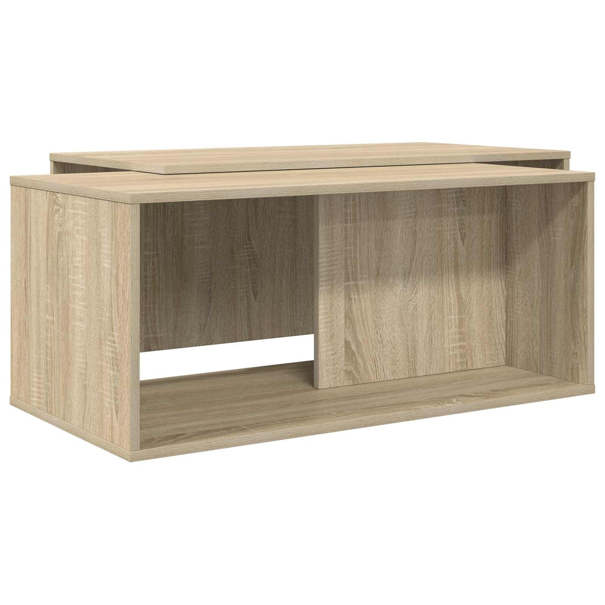 Kaffeetisch Set 2 stk. Sonoma-Eiche 90 x 48 x 40 cm