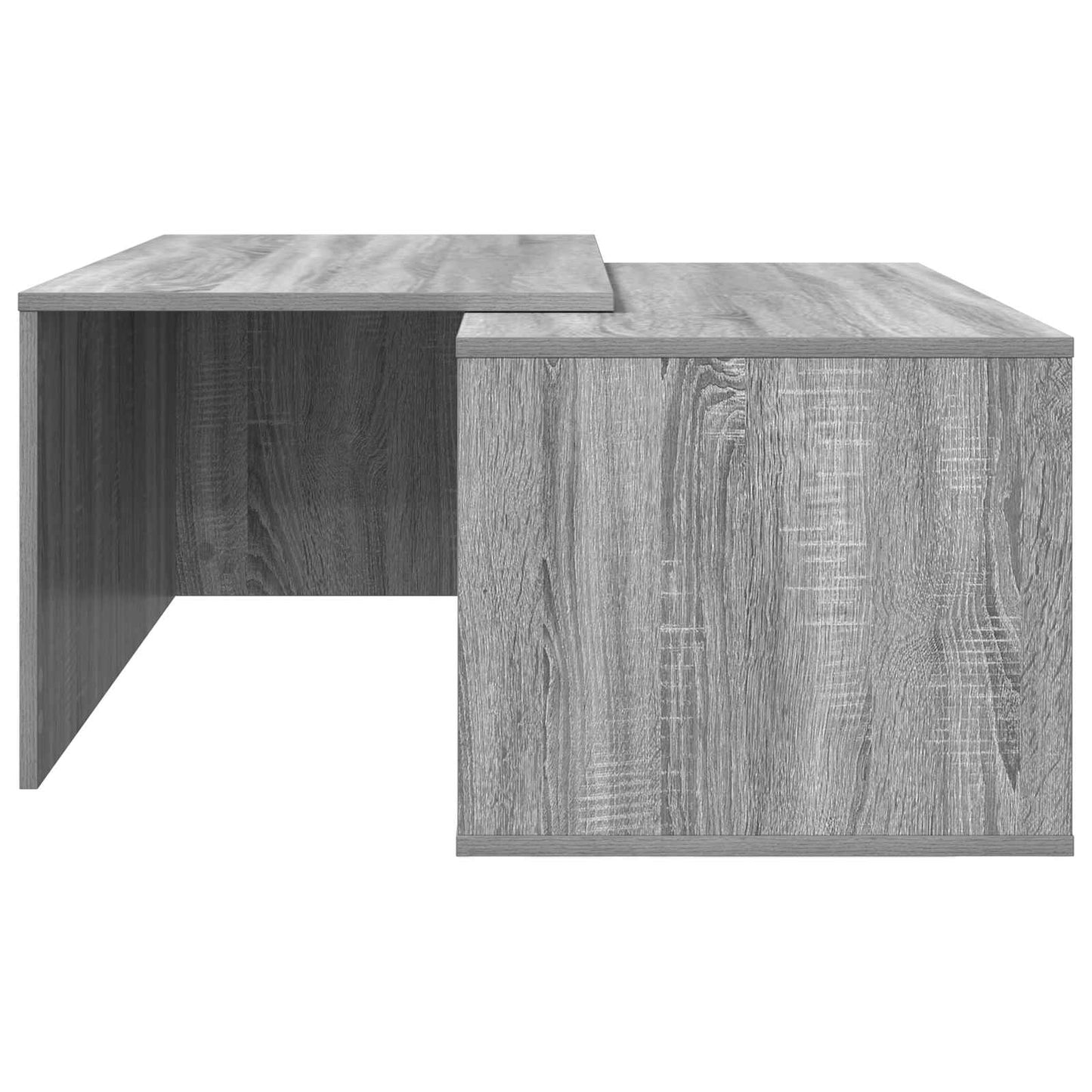 Kaffeetisch Set 2 stk. Sonoma-Grau 90 x 48 x 40 cm