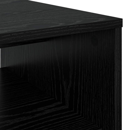 Couchtisch Schwarz Eichen-Optik 80 x 50 x 40 cm Holzwerkstoff