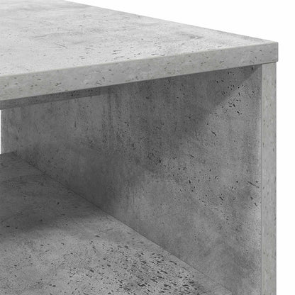 Couchtisch Betongrau 80 x 50 x 40 cm Holzwerkstoff