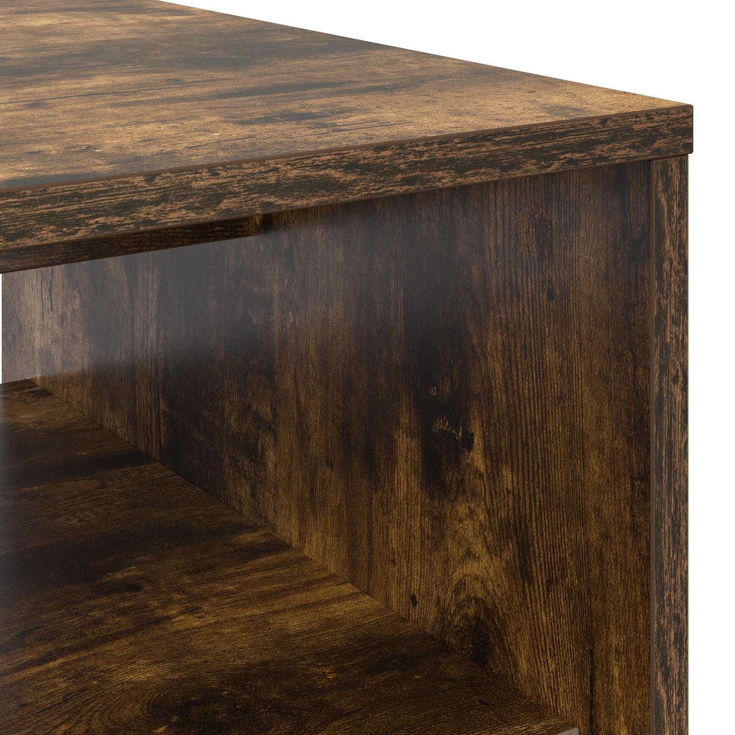Couchtisch Räuchereiche 80 x 50 x 40 cm Holzwerkstoff