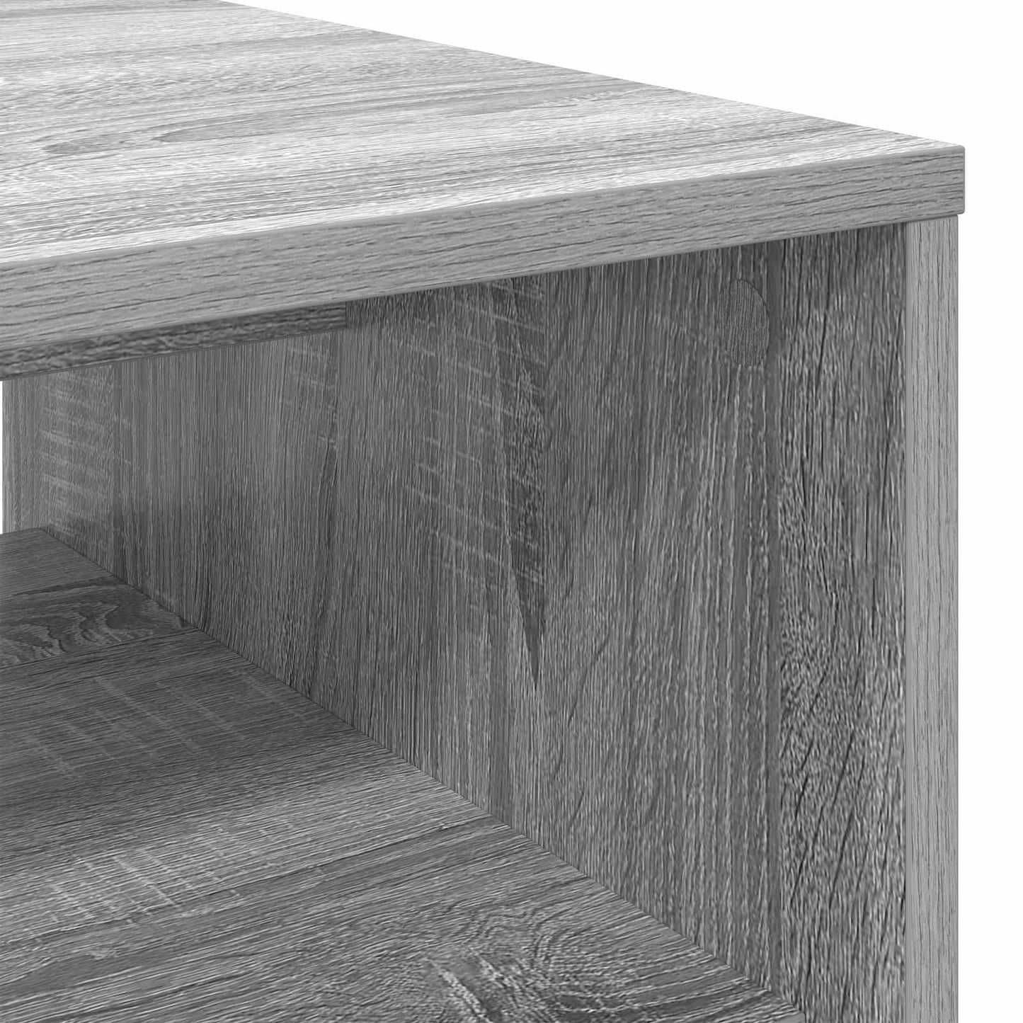 Couchtisch Sonoma-Grau 80 x 50 x 40 cm Holzwerkstoff