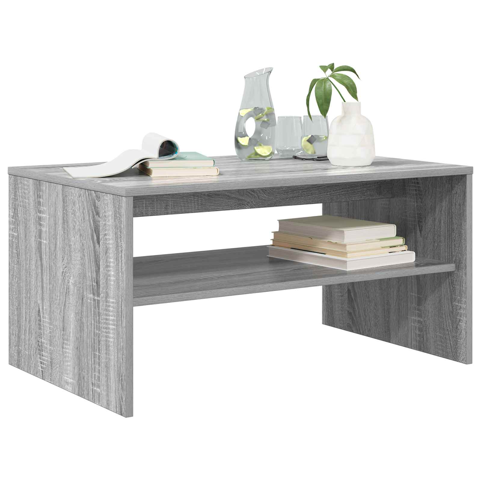 Couchtisch Sonoma-Grau 80 x 50 x 40 cm Holzwerkstoff