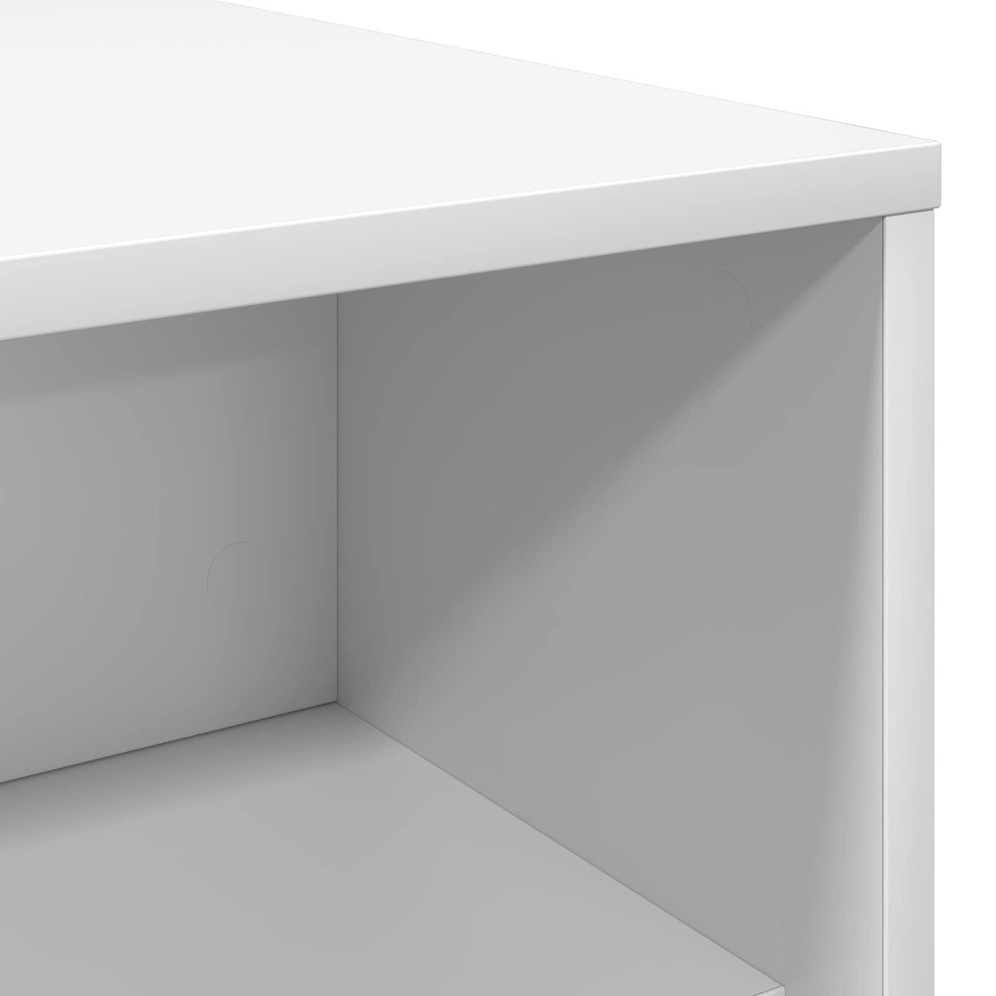 Couchtisch Weiß 100 x 50 x 40 cm Holzwerkstoff