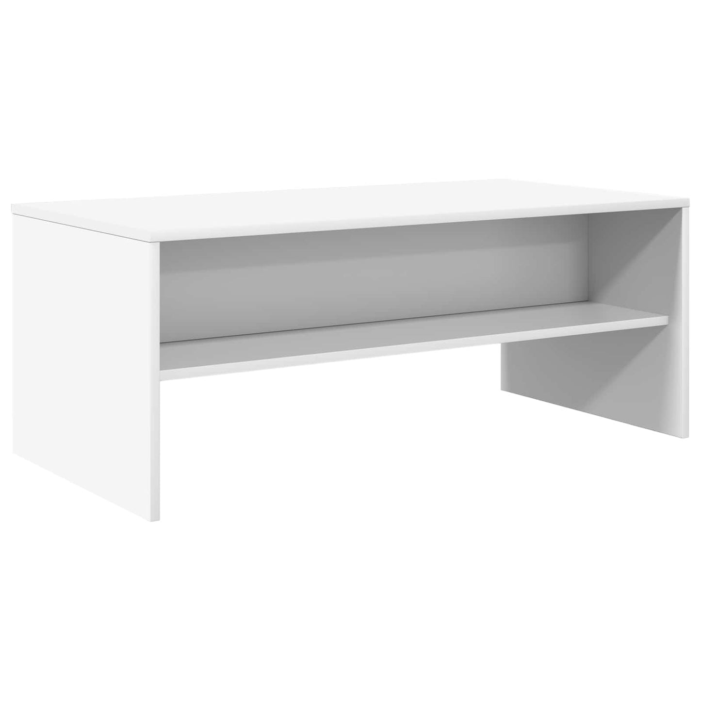 Couchtisch Weiß 100 x 50 x 40 cm Holzwerkstoff