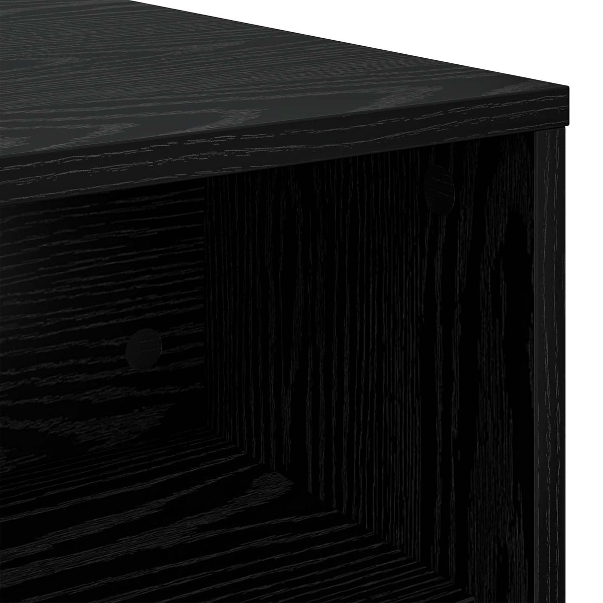 Couchtisch Schwarz Eichen-Optik 100 x 50 x 40 cm Holzwerkstoff