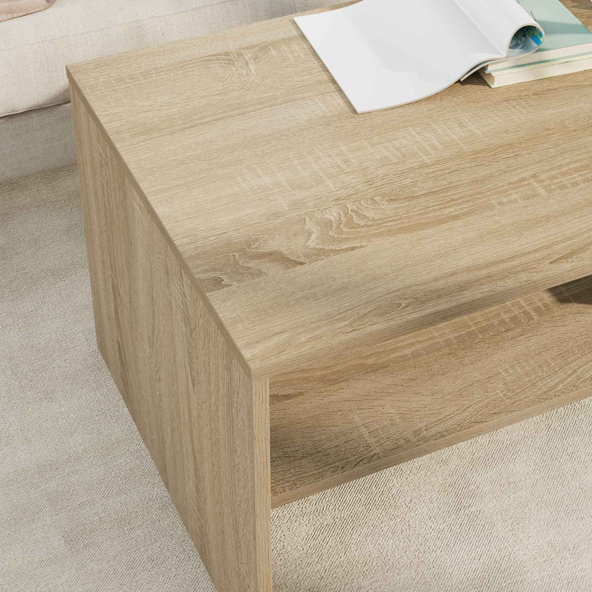 Couchtisch Sonoma-Eiche 100 x 50 x 40 cm Holzwerkstoff