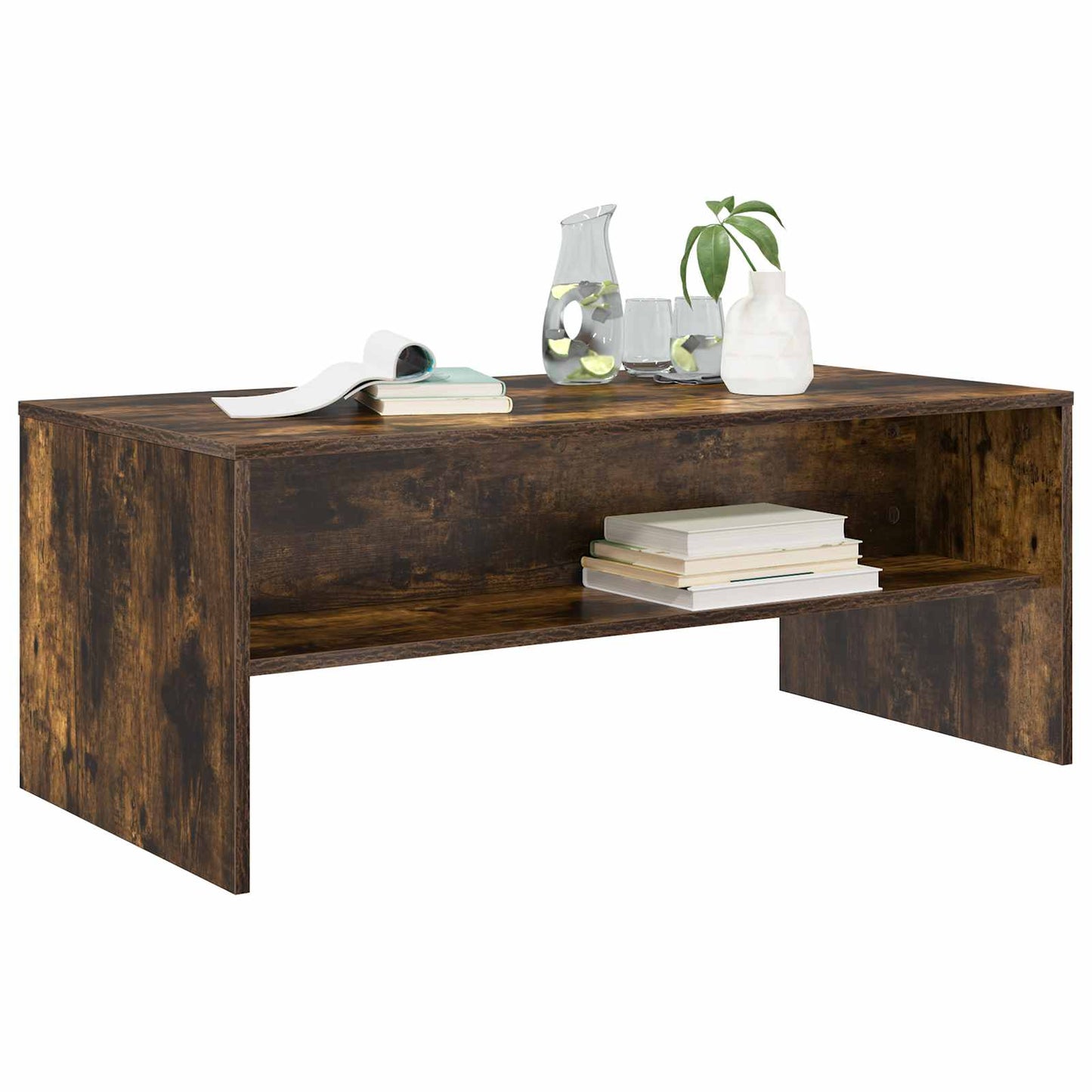 Couchtisch Räuchereiche 100 x 50 x 40 cm Holzwerkstoff