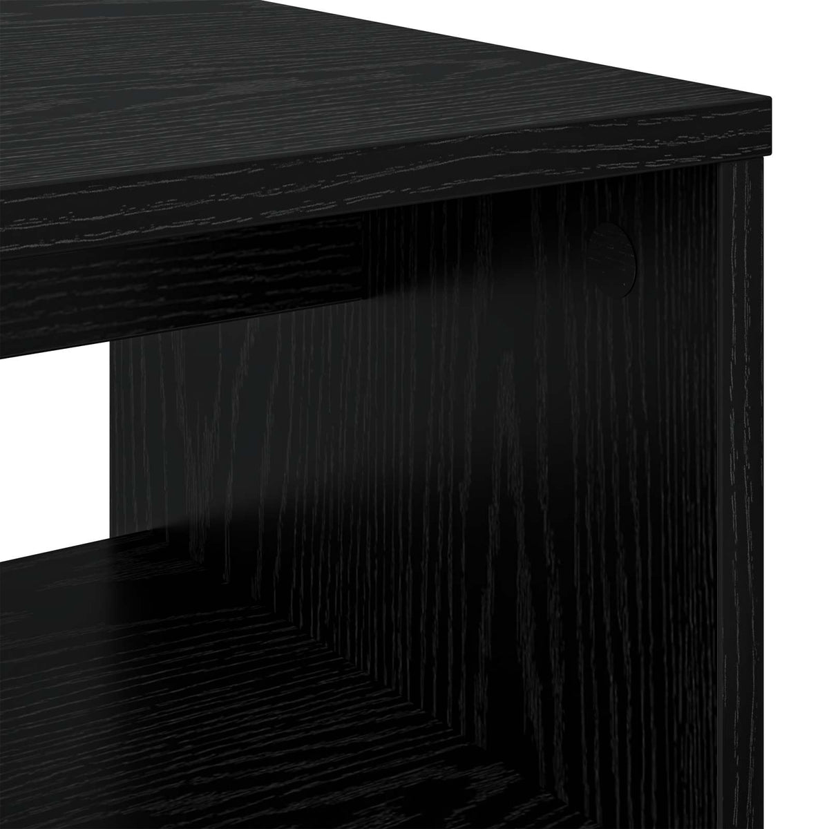 TV-Schränk 60 x 35 x 40 cm Schwarz Eichen-Optik Holzwerkstoff