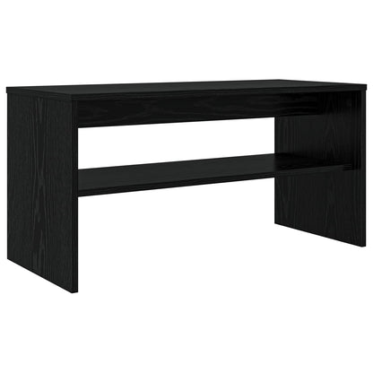 TV-Schränk 80 x 35 x 40 cm Schwarz Eichen-Optik Holzwerkstoff