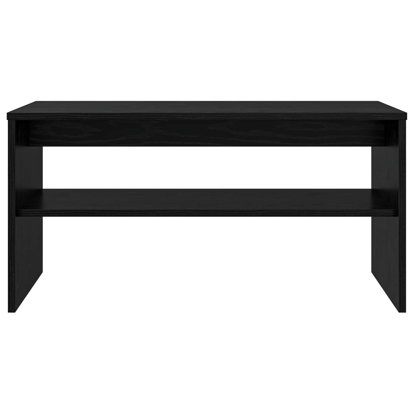 TV-Schränk 80 x 35 x 40 cm Schwarz Eichen-Optik Holzwerkstoff