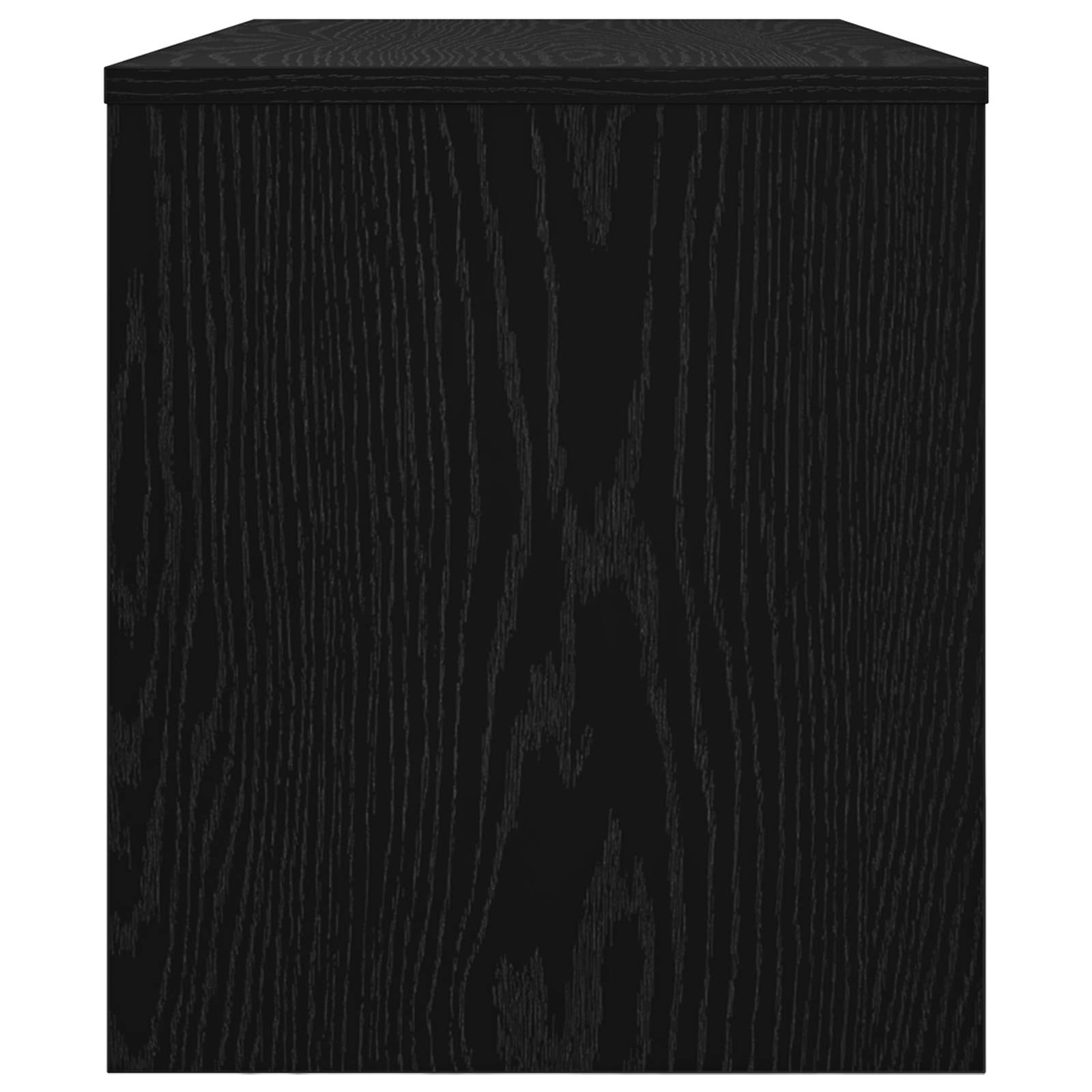TV-Schränk 80 x 35 x 40 cm Schwarz Eichen-Optik Holzwerkstoff