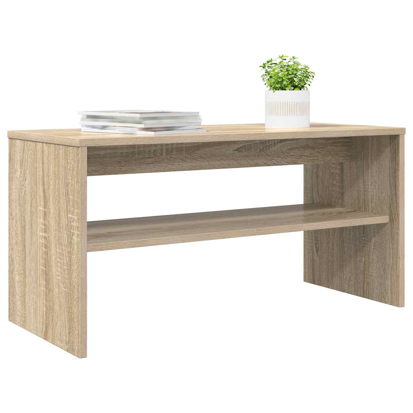 TV-Schränk 80 x 35 x 40 cm Sonoma-Eiche Holzwerkstoff
