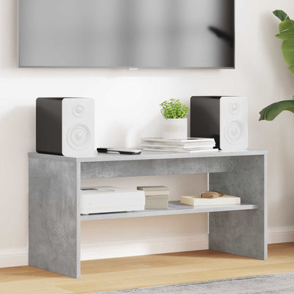 TV-Schränk 80 x 35 x 40 cm Beton Grau Holzwerkstoff