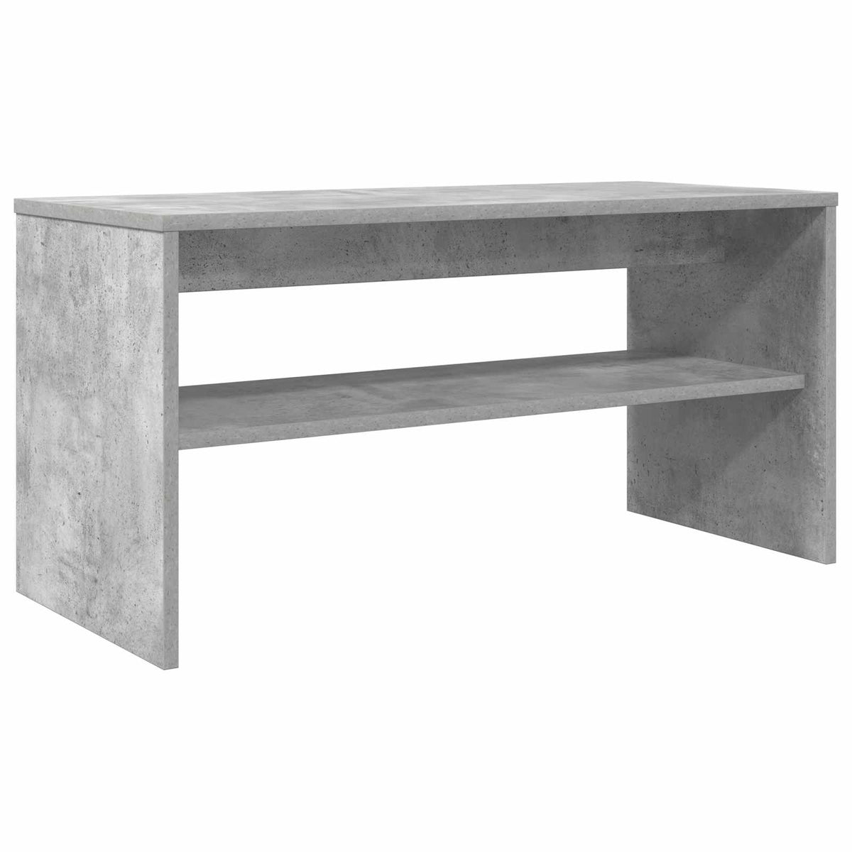 TV-Schränk 80 x 35 x 40 cm Beton Grau Holzwerkstoff
