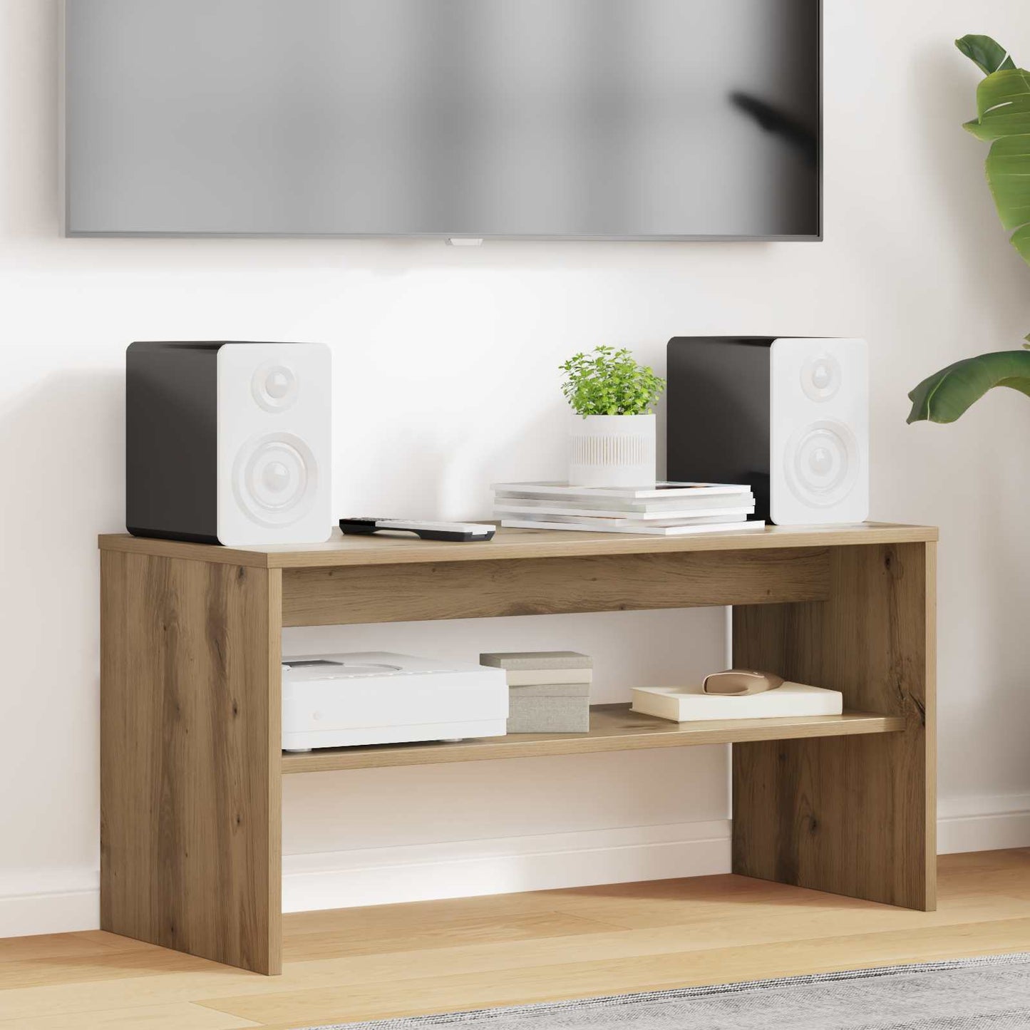TV-Schränk 80 x 35 x 40 cm Artisan-Eiche Holzwerkstoff