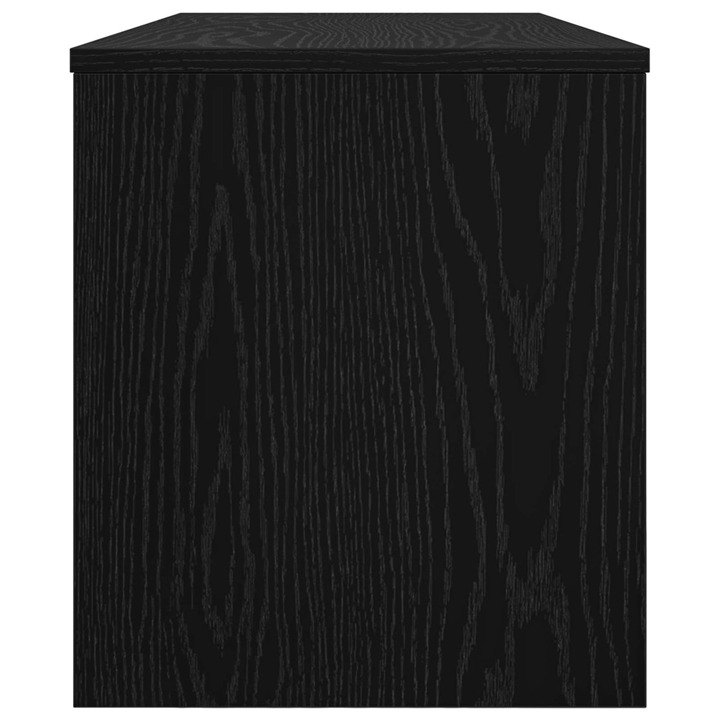 TV-Schränk 100 x 35 x 40 cm Schwarz Eichen-Optik Holzwerkstoff