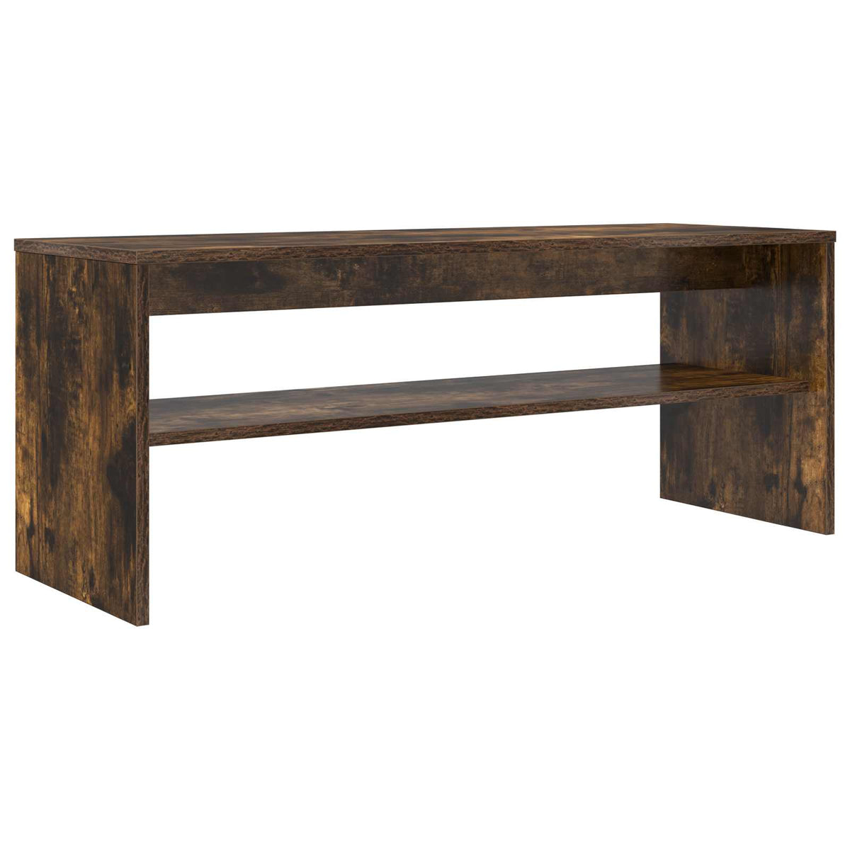 TV-Schränk 100 x 35 x 40 cm Räuchereiche Holzwerkstoff