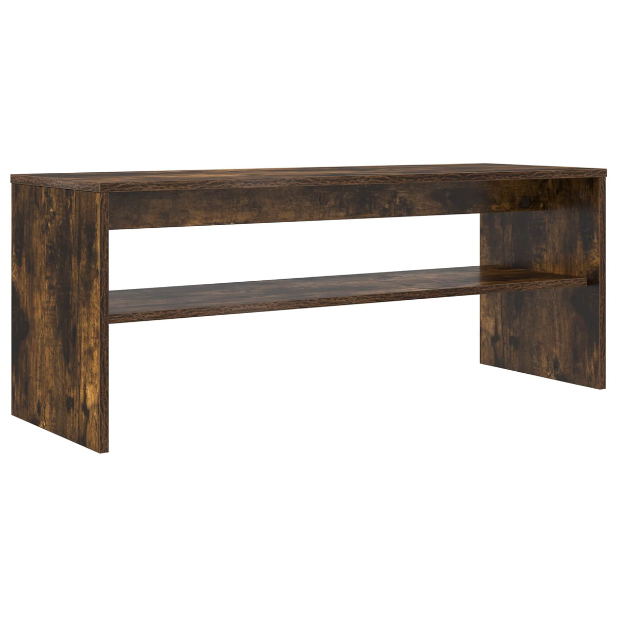 TV-Schränk 100 x 35 x 40 cm Räuchereiche Holzwerkstoff
