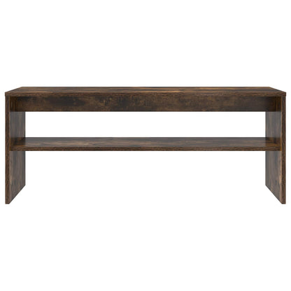 TV-Schränk 100 x 35 x 40 cm Räuchereiche Holzwerkstoff