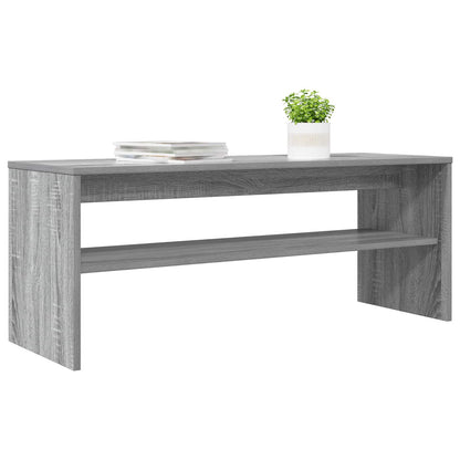 TV-Schränk 100 x 35 x 40 cm Sonoma-Grau Holzwerkstoff