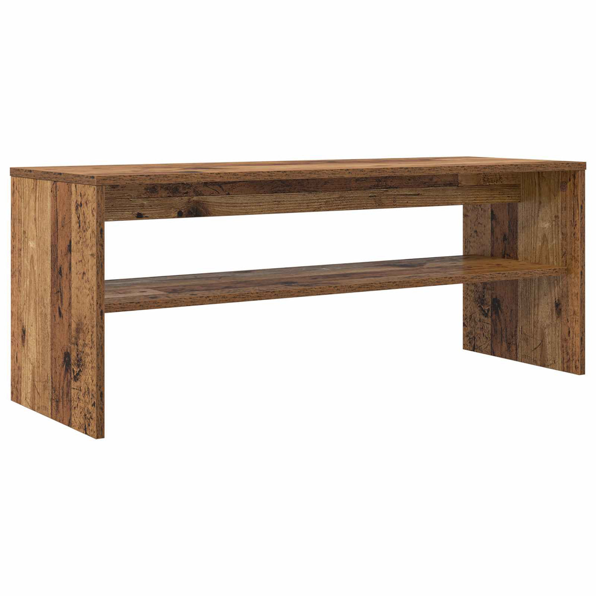 TV-Schränk 100 x 35 x 40 cm Altholz Holzwerkstoff