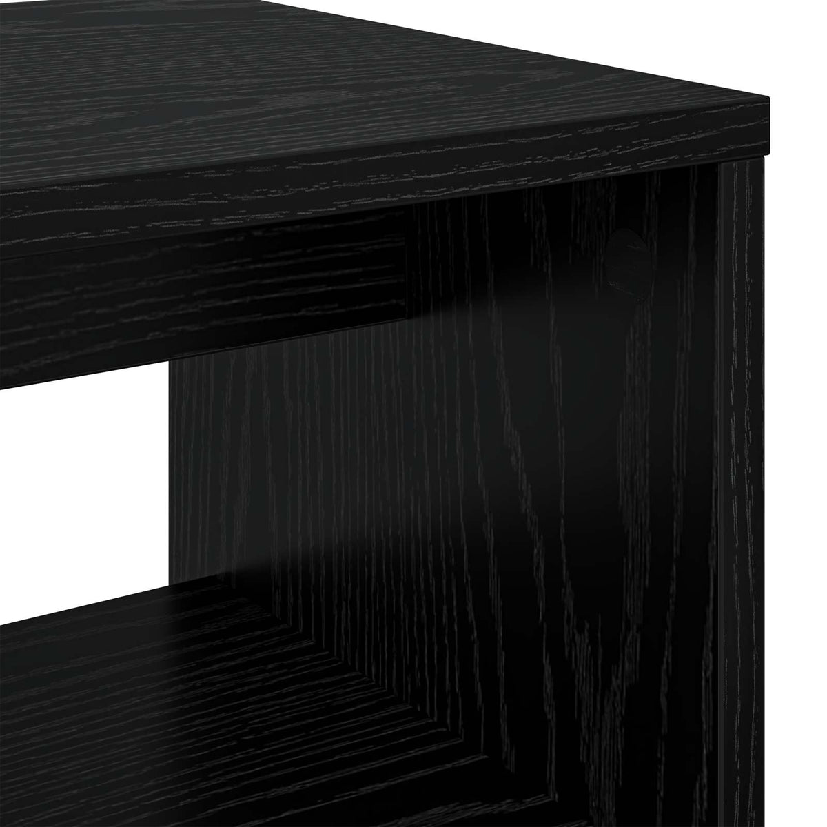 TV-Schränk 60 x 30 x 40 cm Schwarz Eichen-Optik Holzwerkstoff
