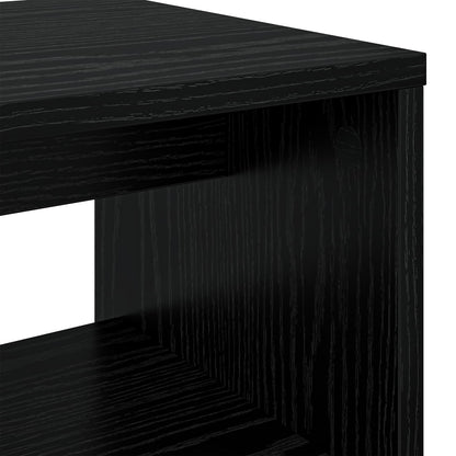 TV-Schränk 80 x 30 x 40 cm Schwarz Eichen-Optik Holzwerkstoff