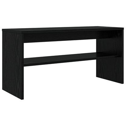 TV-Schränk 80 x 30 x 40 cm Schwarz Eichen-Optik Holzwerkstoff