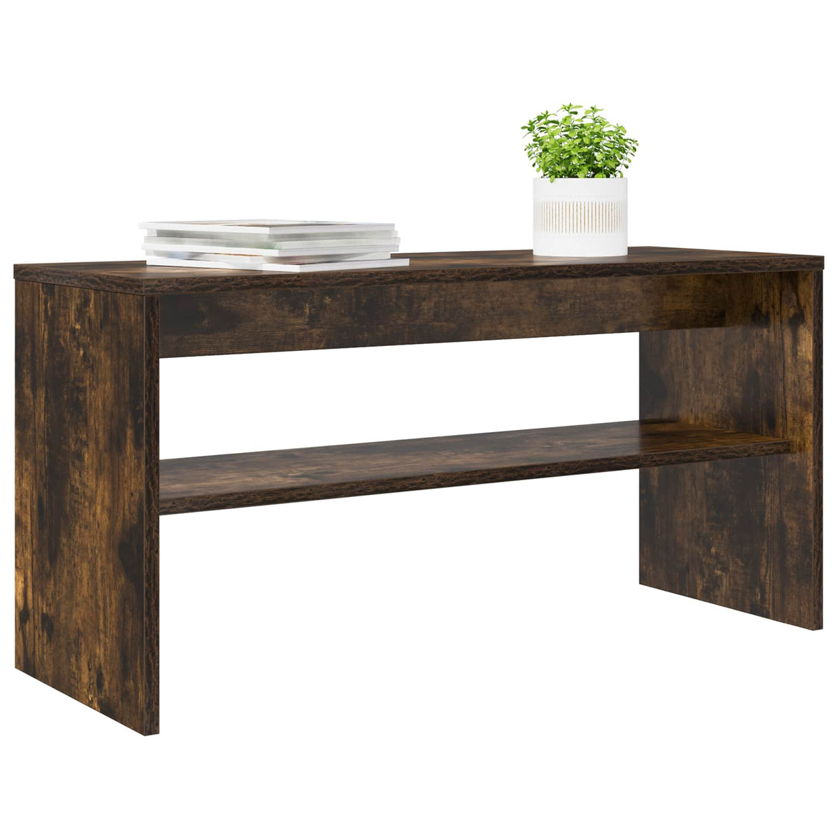 TV-Schränk 80 x 30 x 40 cm Räuchereiche Holzwerkstoff
