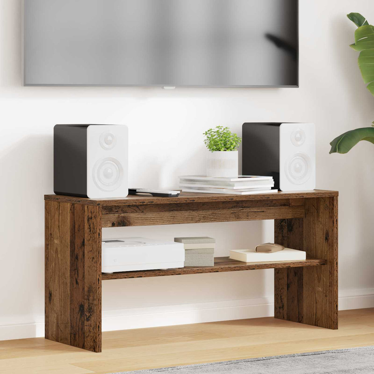 TV-Schränk 80 x 30 x 40 cm Altholz Holzwerkstoff