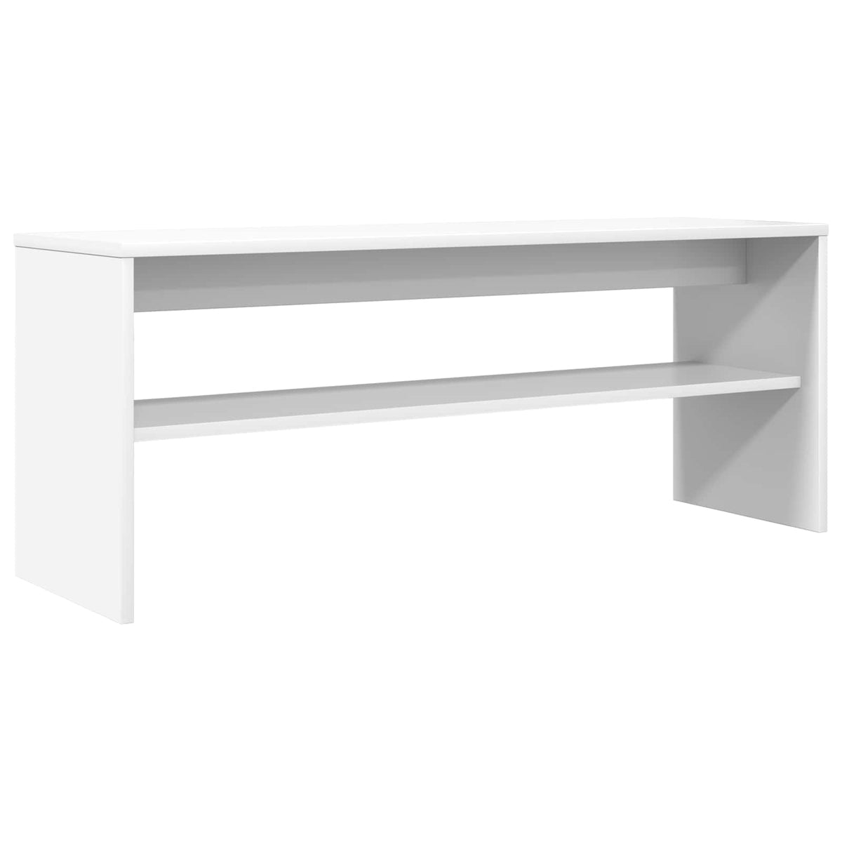 TV-Schränk 100 x 30 x 40 cm Weiß Holzwerkstoff