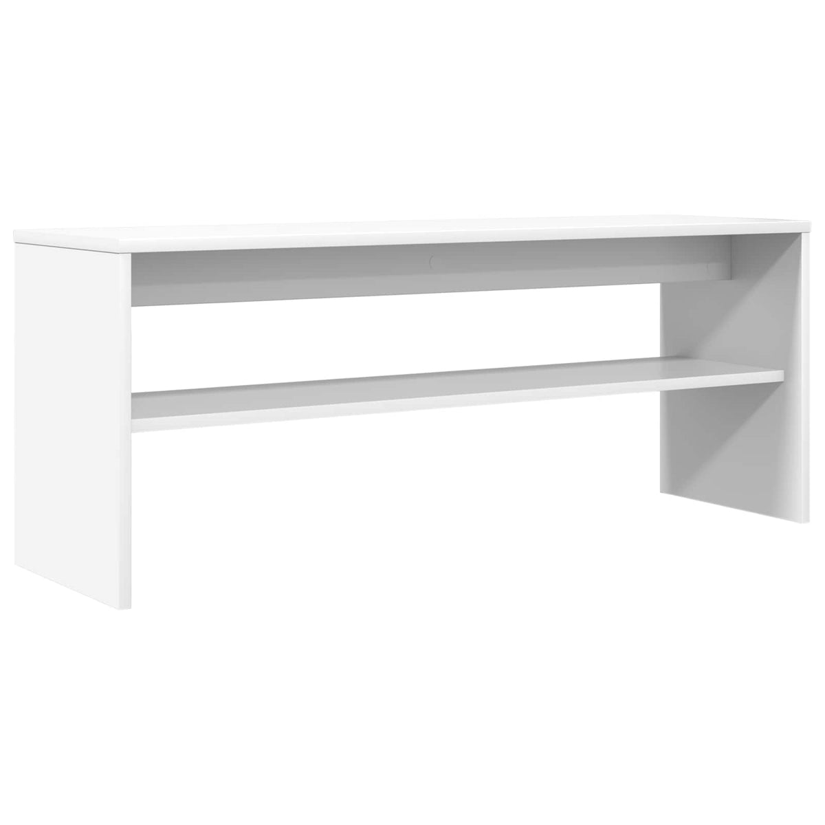 TV-Schränk 100 x 30 x 40 cm Weiß Holzwerkstoff