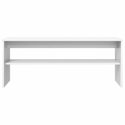 TV-Schränk 100 x 30 x 40 cm Weiß Holzwerkstoff