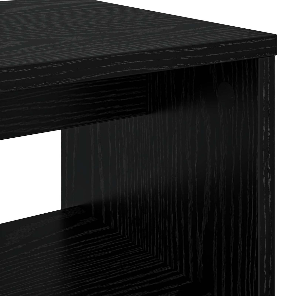 TV-Schränk 100 x 30 x 40 cm Schwarz Eichen-Optik Holzwerkstoff