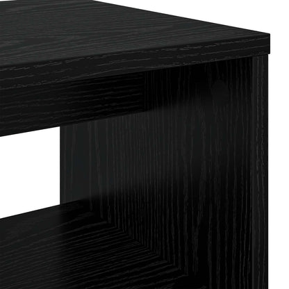 TV-Schränk 100 x 30 x 40 cm Schwarz Eichen-Optik Holzwerkstoff