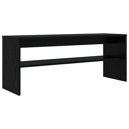 TV-Schränk 100 x 30 x 40 cm Schwarz Eichen-Optik Holzwerkstoff