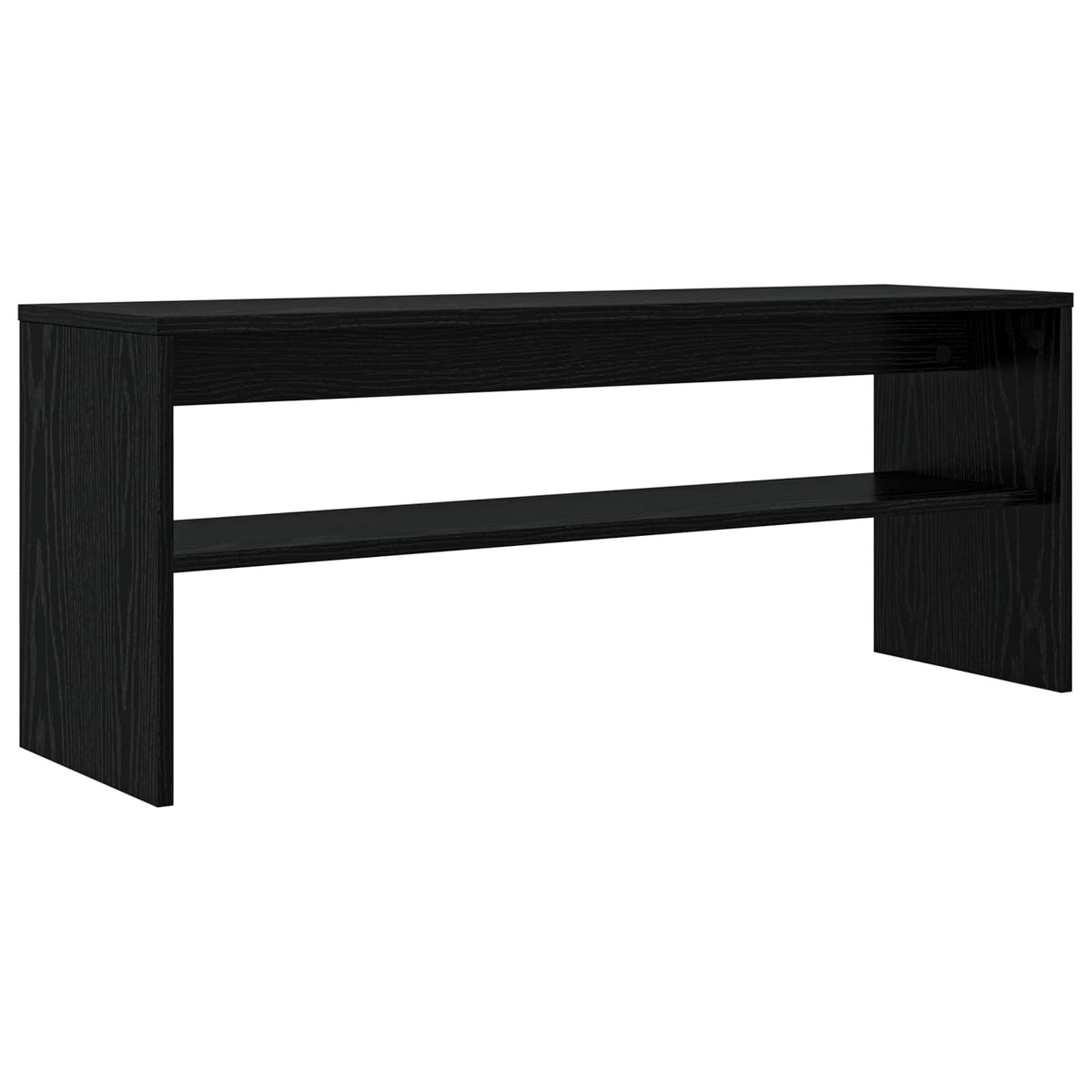 TV-Schränk 100 x 30 x 40 cm Schwarz Eichen-Optik Holzwerkstoff