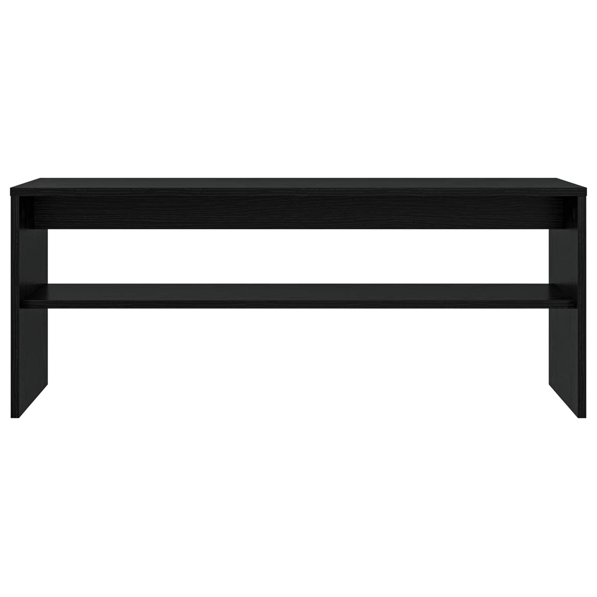 TV-Schränk 100 x 30 x 40 cm Schwarz Eichen-Optik Holzwerkstoff