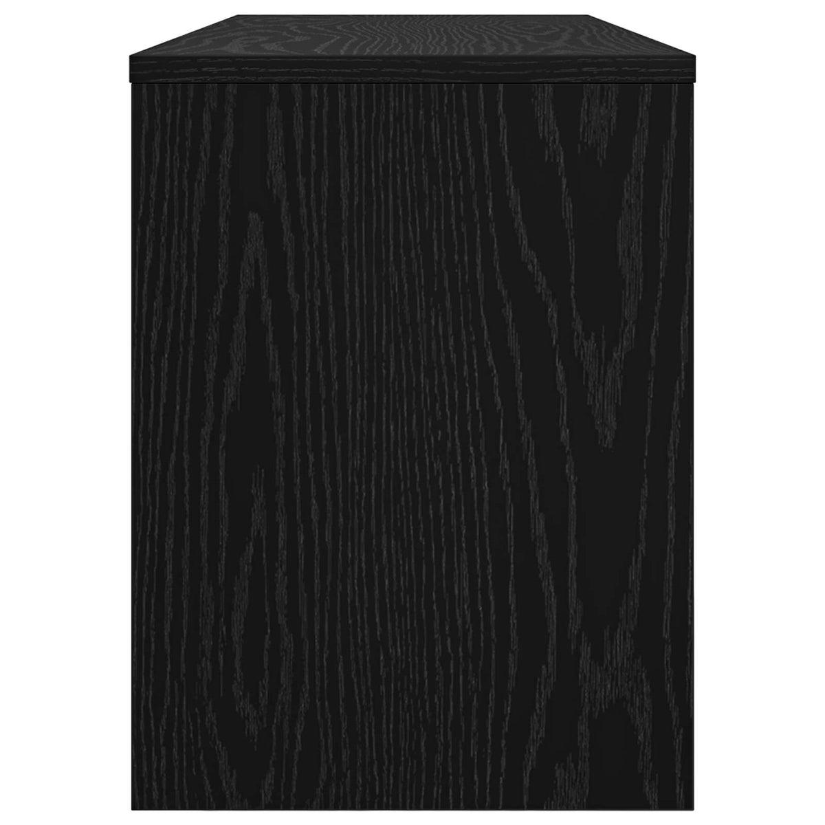 TV-Schränk 100 x 30 x 40 cm Schwarz Eichen-Optik Holzwerkstoff