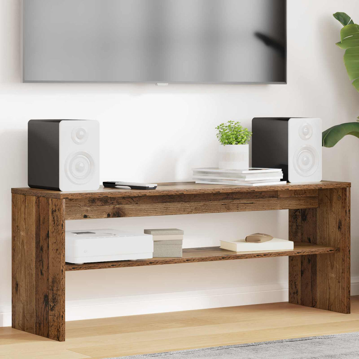 TV-Schränk 100 x 30 x 40 cm Altholz Holzwerkstoff