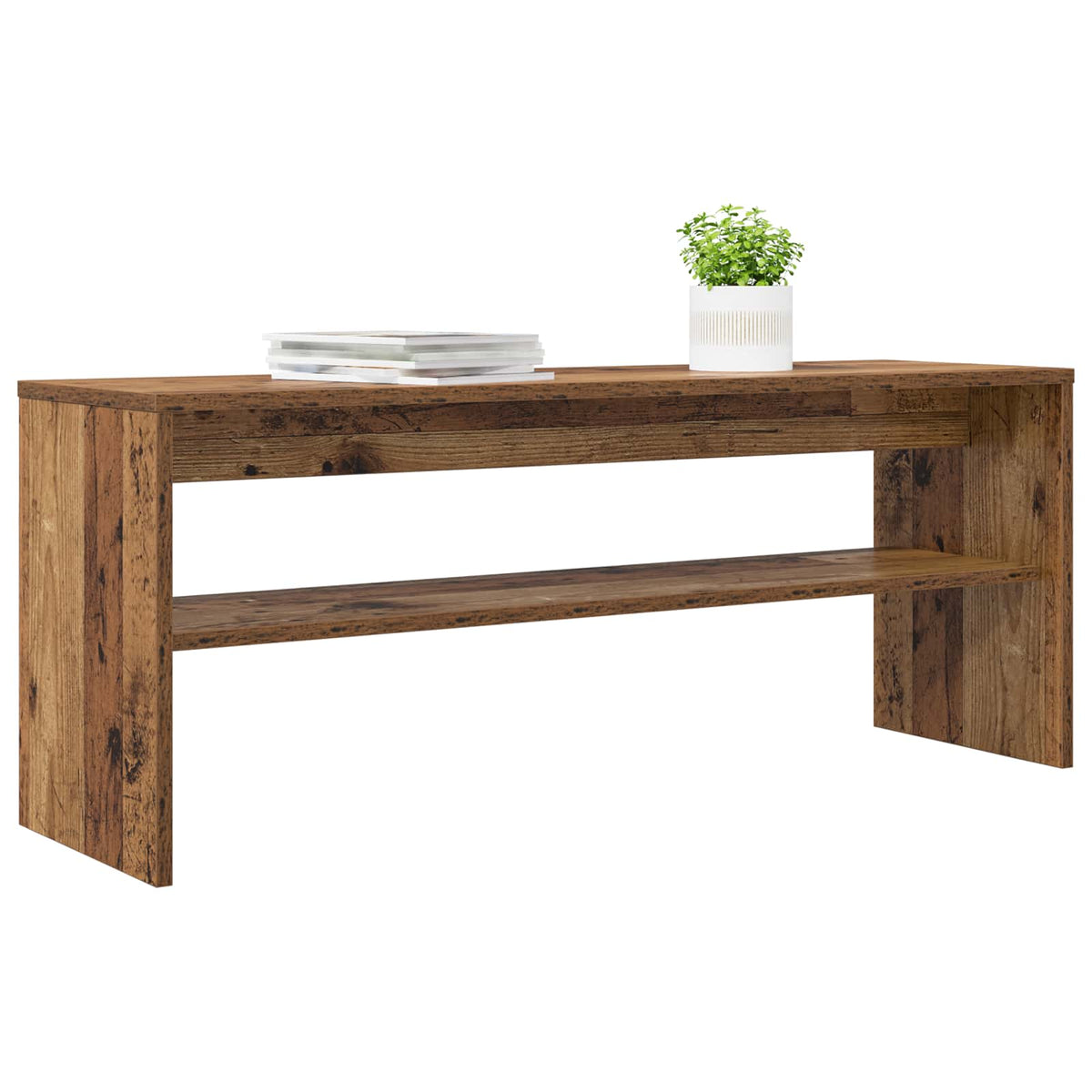 TV-Schränk 100 x 30 x 40 cm Altholz Holzwerkstoff