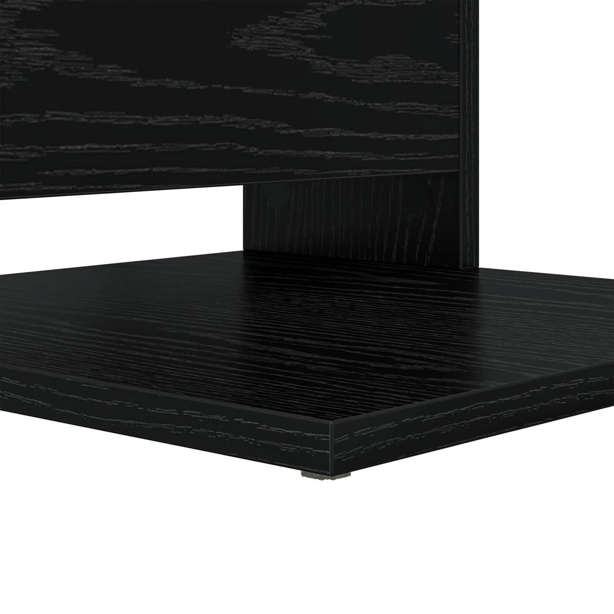 Beistelltisch Schwarz Eichen-Optik 40 x 35 x 60,5 cm