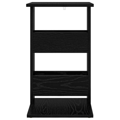 Beistelltisch Schwarz Eichen-Optik 40 x 35 x 60,5 cm